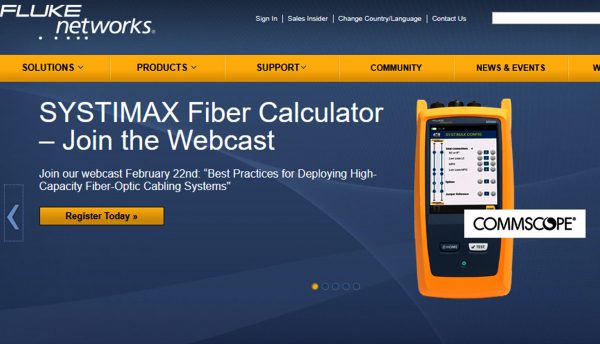 CommScope partners with Fluke Networks for optical fibre certification