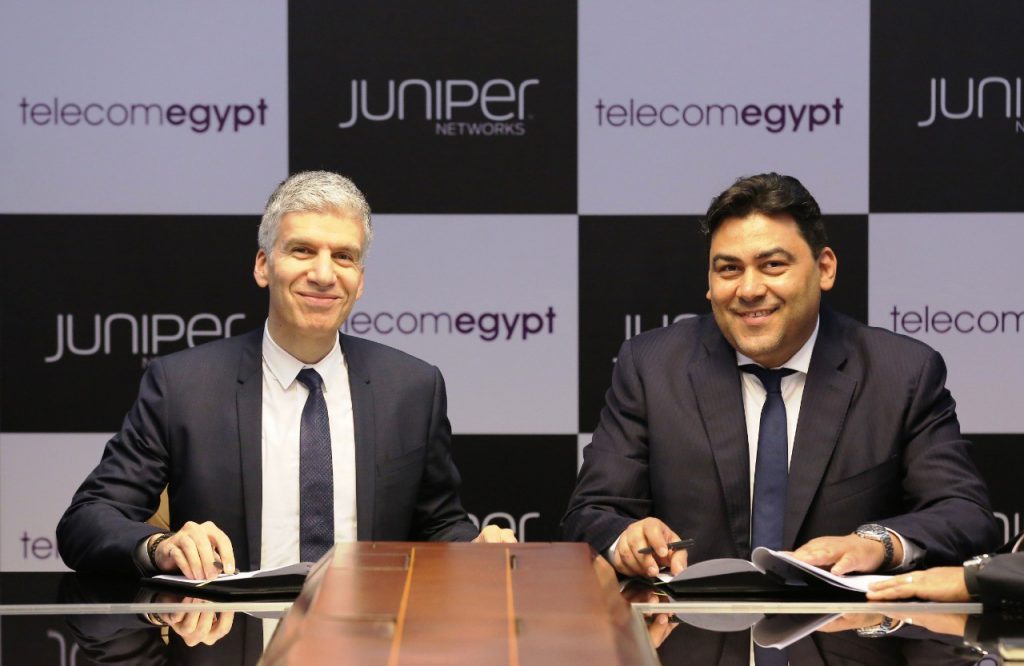Telecom Egypt and Juniper Networks to build network for residential and businesses
