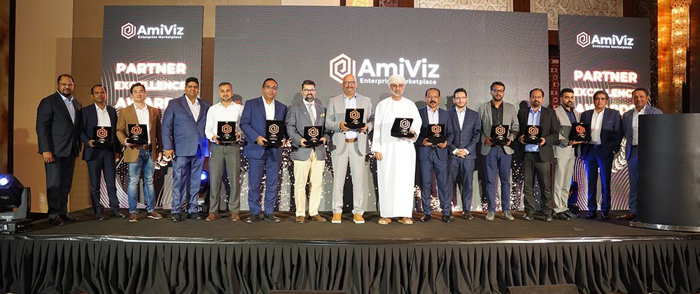 AmiViz awards channel partners at Partner Excellence Awards in Dubai, Riyadh, Cairo
