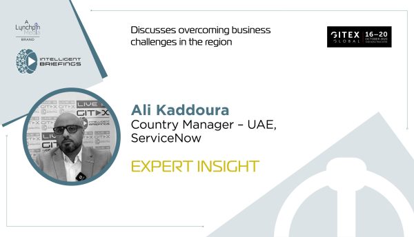 GITEX 2023: Ali Kaddoura, Country Manager – UAE, ServiceNow